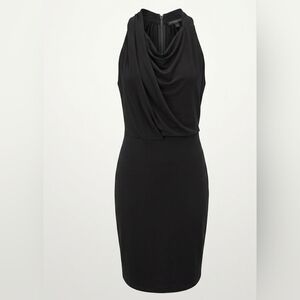 Banana Republic Black Draped Dress